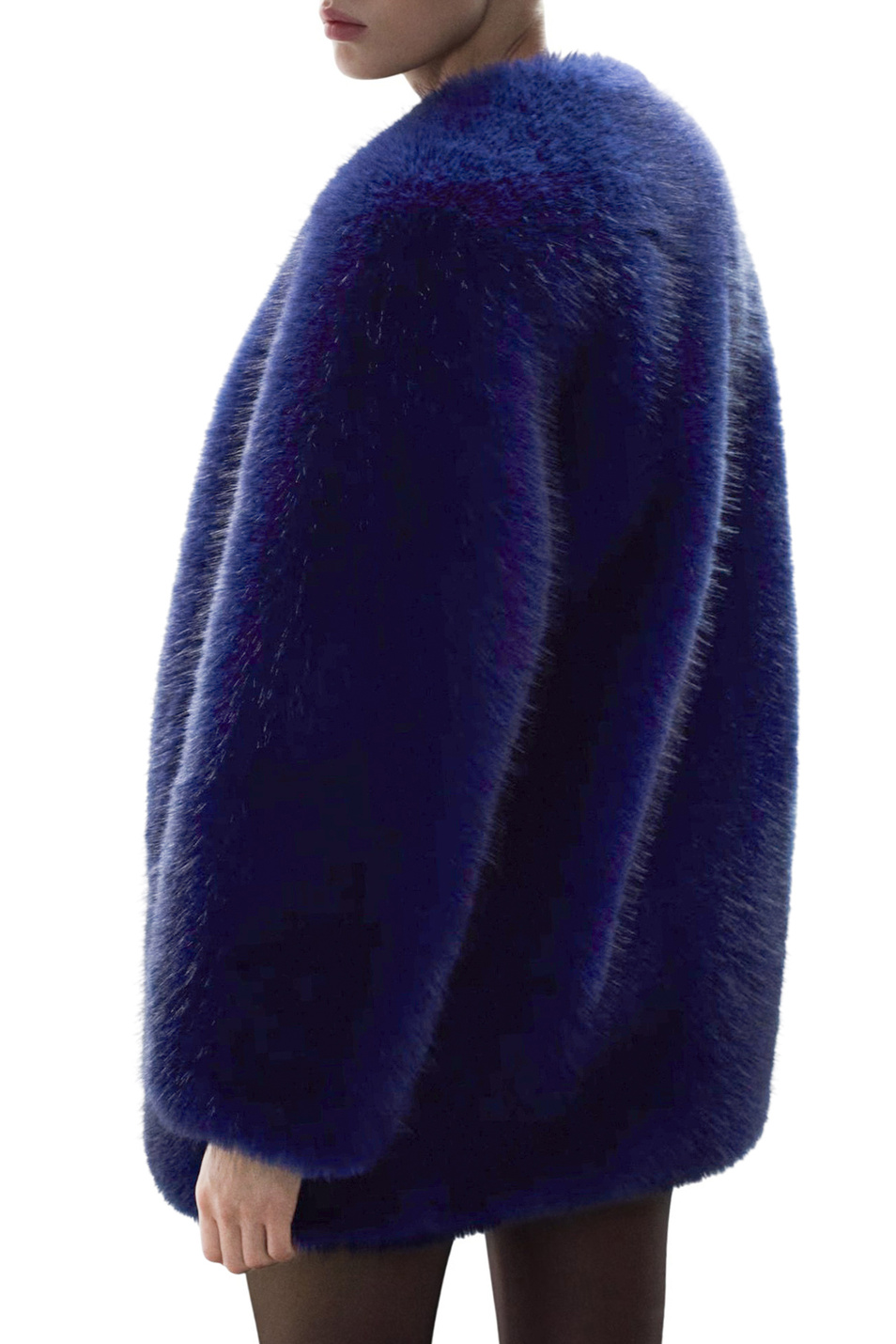 Женский Mango Полушубок BLUE (цвет ), артикул 17079117 | Фото 4