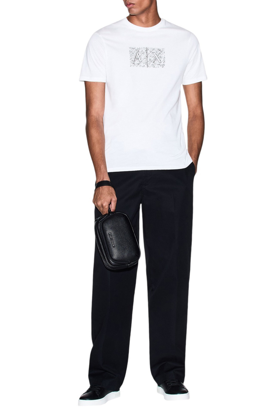 Мужской Armani Exchange Футболка из хлопка (цвет ), артикул XM002784-AF10356 | Фото 2