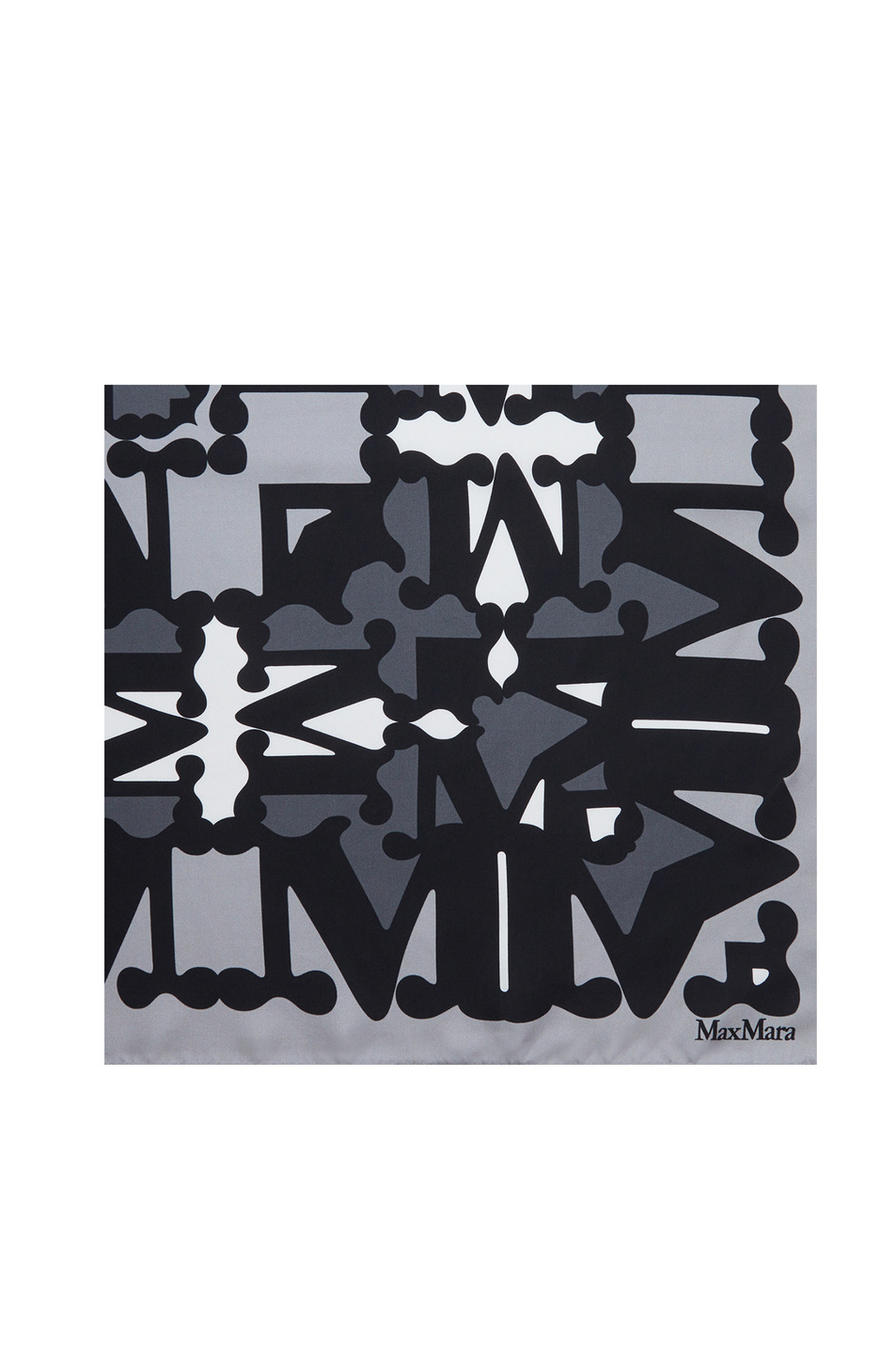 Max Mara Платок STOP из чистого шелка с принтом (цвет ), артикул 15460523 | Фото 1
