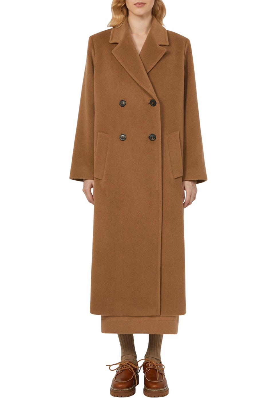 Женский Weekend Max Mara Пальто ZUFOLO из смесовой шерсти (цвет ), артикул 2525016092 | Фото 3