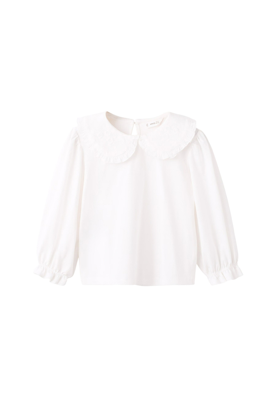 Девочкам Mango Kids Блузка COLLAR с вышивкой (цвет ), артикул 27001338 | Фото 1
