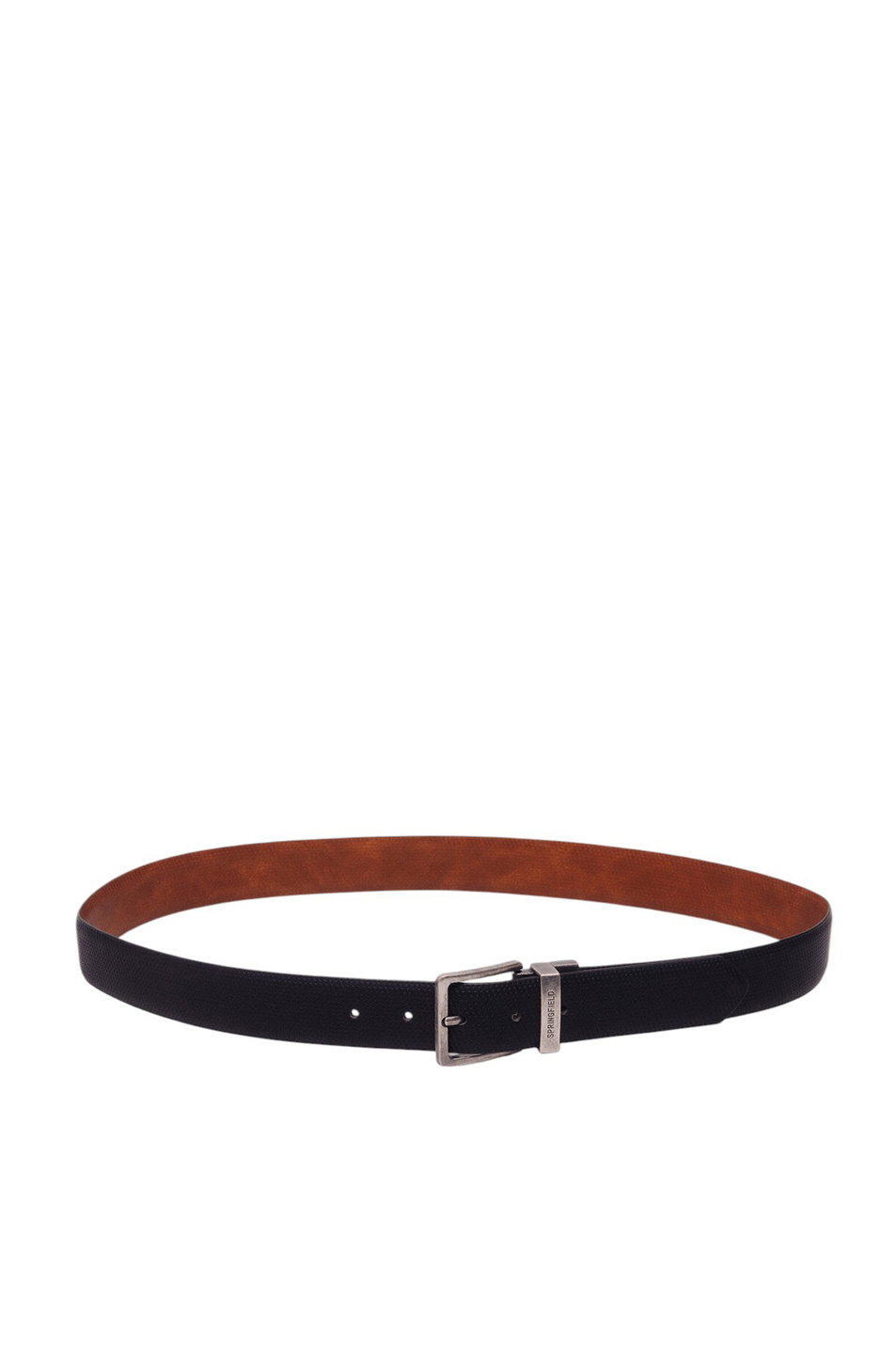 Ремень двусторонний|Основной цвет:Черный Мужской Springfield Ремень двусторонний (цвет ), артикул 2862806 | Фото 1