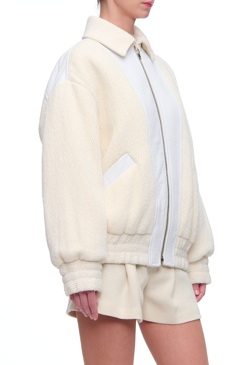 Iro Куртка ANGELLO на молнии с кожаными вставками (цвет ), артикул WP08ANGELLO | Фото 4