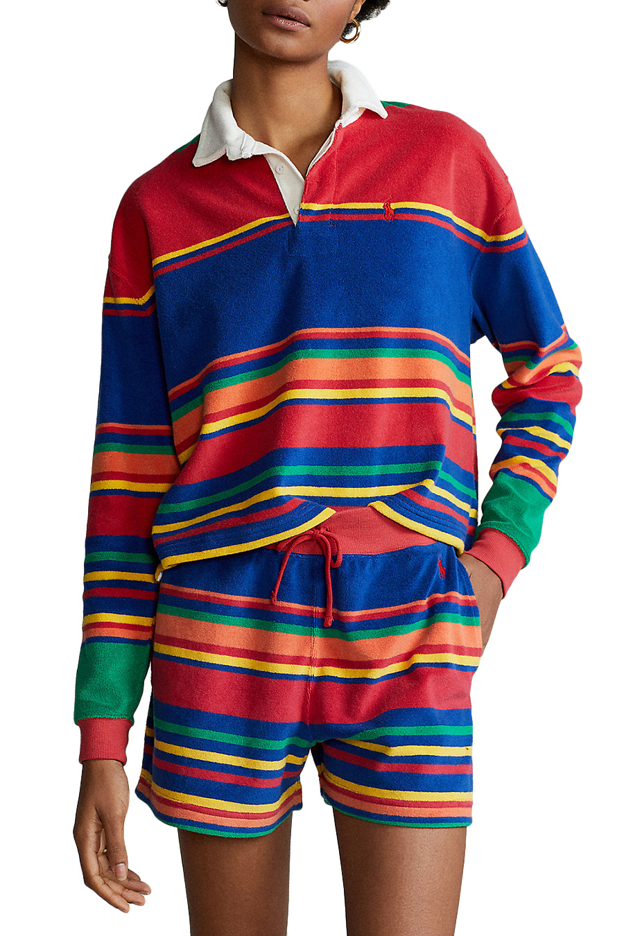 Polo Ralph Lauren Махровая рубашка поло (цвет ), артикул 211856661001 | Фото 3