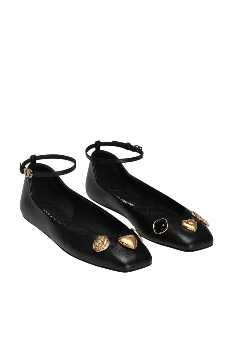 Женский Dolce & Gabbana Балетки из натуральной кожи (цвет ), артикул CB0269-AO033 | Фото 2