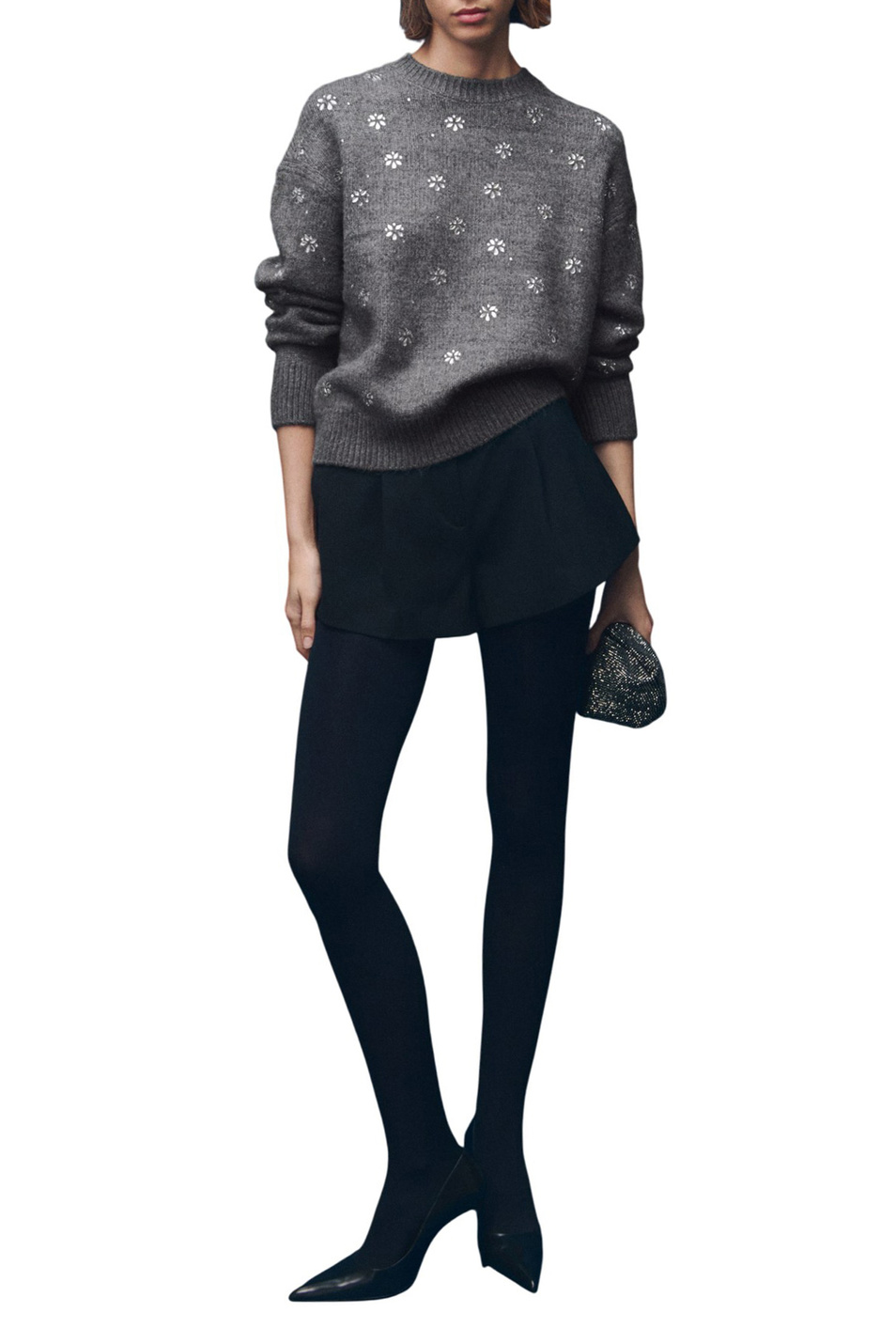 Женский Mango Джемпер BRILLO с кристаллами (цвет ), артикул 17007805 | Фото 2