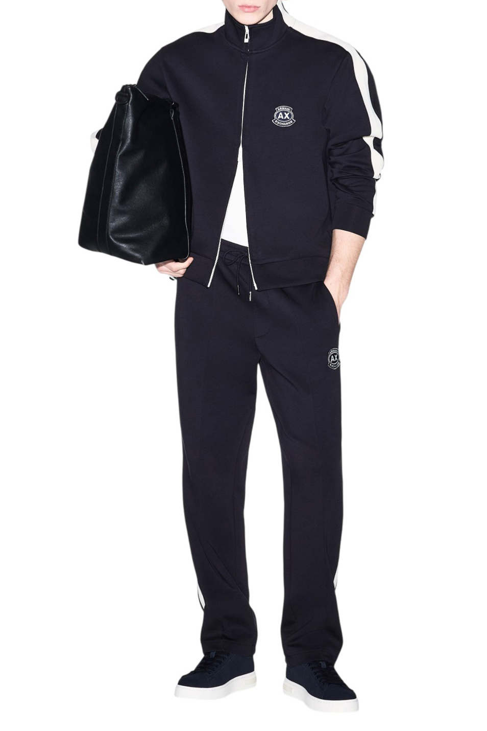 Брюки с лампасами|Основной цвет:Синий Мужской Armani Exchange Брюки с лампасами (цвет ), артикул XM002368-AF13047 | Фото 2