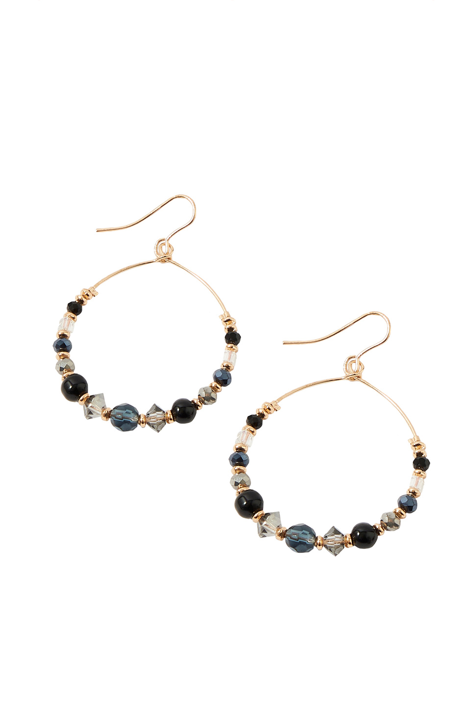 Женский Accessorize Серьги в виде обруча с бусинами (цвет ), артикул 281167 | Фото 1