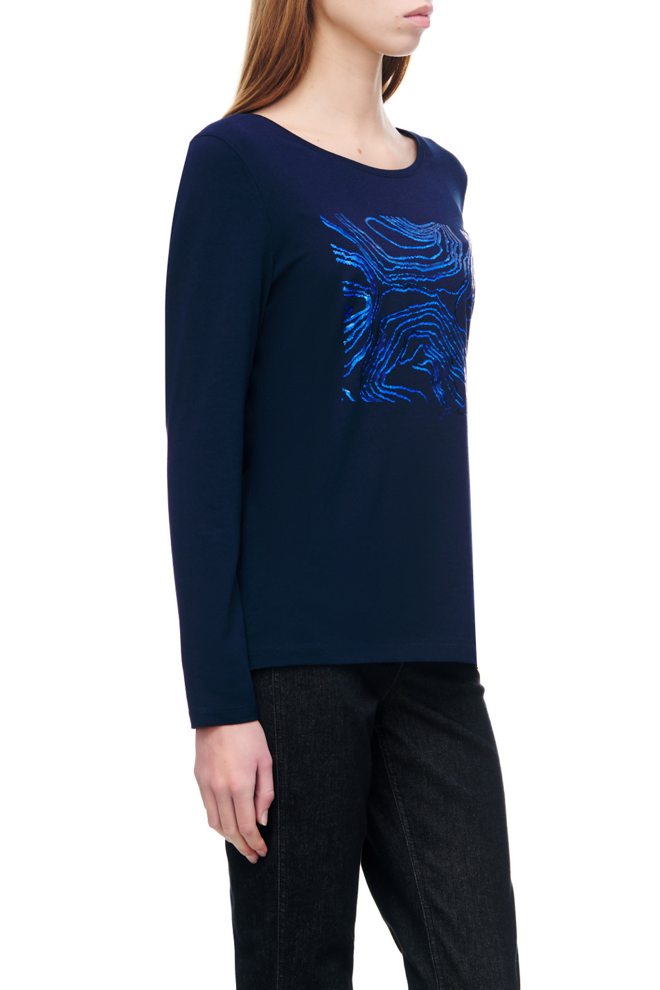 Женский Gerry Weber Лонгслив с принтом (цвет ), артикул 770079-44009 | Фото 5