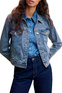 Mango Джинсовая куртка VICKY с карманами ( цвет), артикул 47050092 | Фото 3