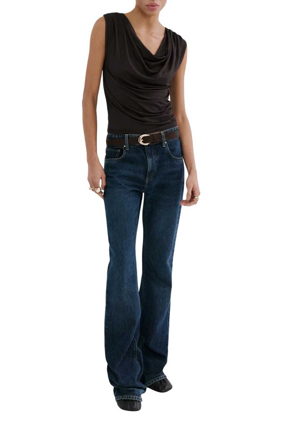 Женский Mango Топ NICE однотонный (цвет ), артикул 27045843 | Фото 2