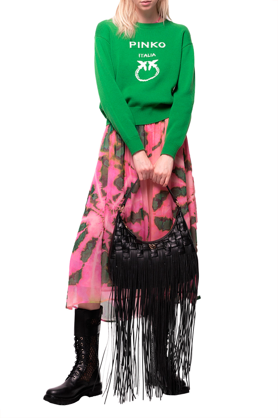 Женский Pinko Платье без рукавов с принтом (цвет ), артикул 1G17HVY7WL | Фото 3