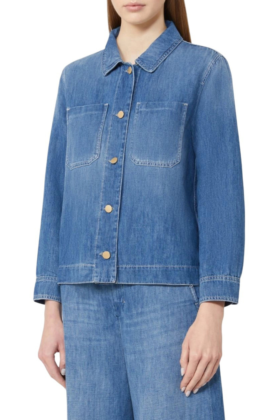 Женский Max Mara Куртка GALANTE джинсовая (цвет ), артикул 2619041113 | Фото 3