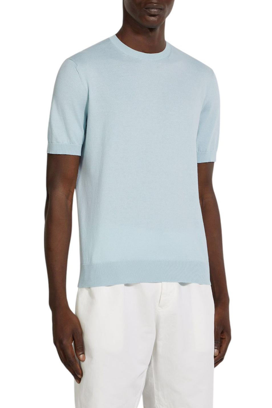 Мужской Zegna Джемпер с короткими рукавами (цвет ), артикул UFC90A9-C10-A01 | Фото 2