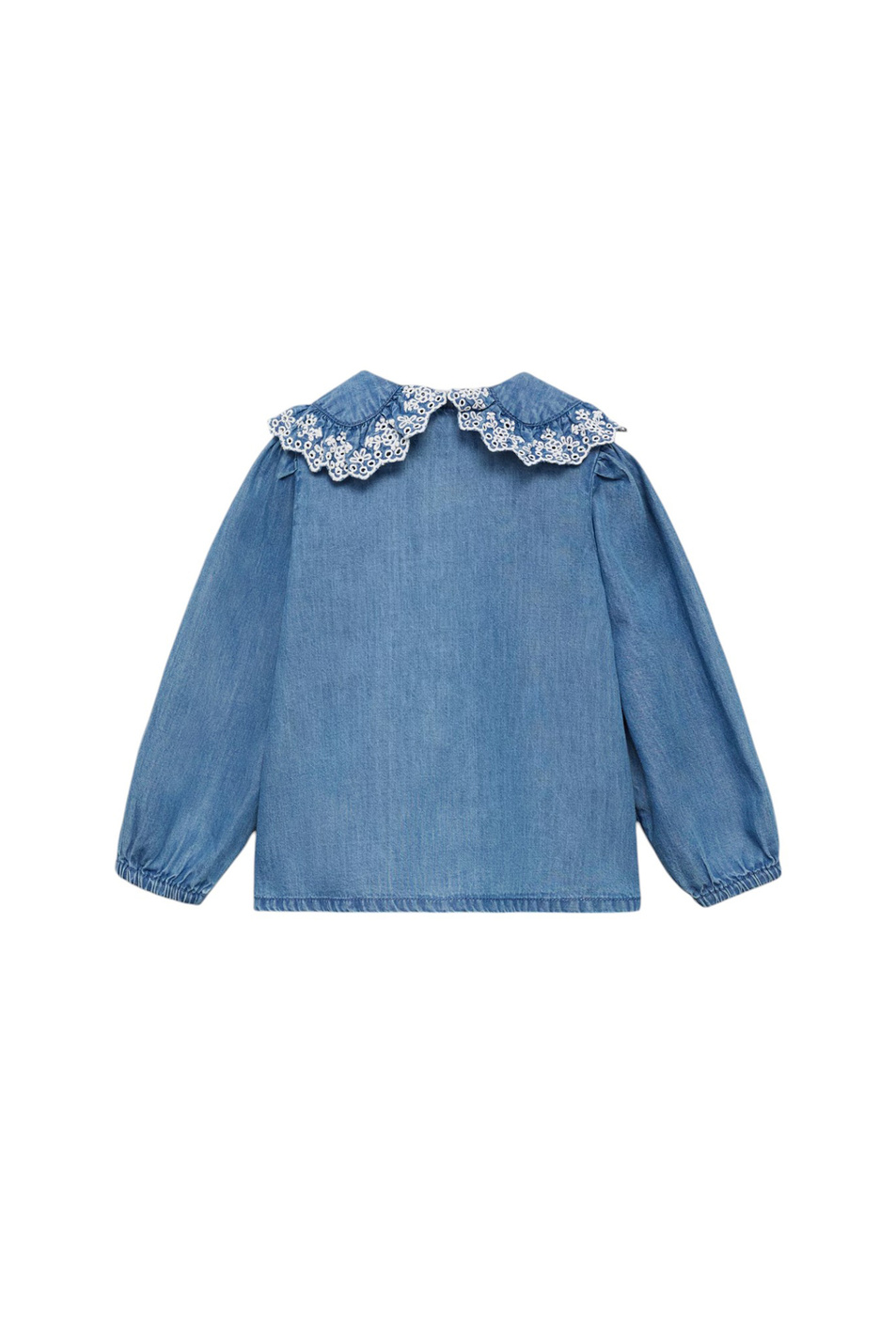 Малышкам девочкам Mango Kids Блузка MARSELLA из натурального хлопка (цвет ), артикул 87014799 | Фото 2