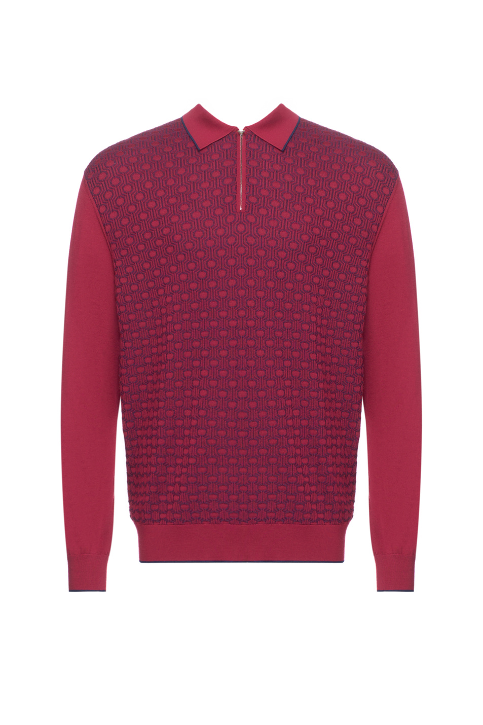 Мужской Stefano Ricci Джемпер поло из шерсти и шелка (цвет ), артикул KE06013P30-E25403 | Фото 1