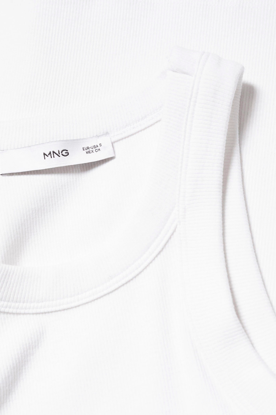 Женский Mango Топ BONI из эластичного хлопка (цвет ), артикул 47087877 | Фото 5