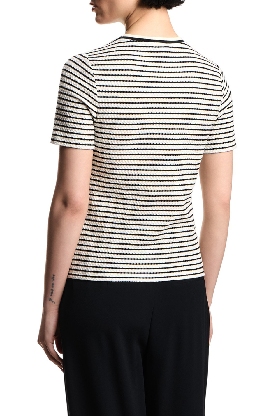 Женский Emporio Armani Футболка в полоску (цвет ), артикул EW003578-AF21211 | Фото 4