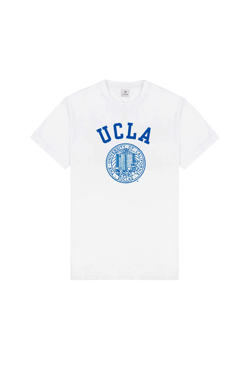 Женский Sporty & Rich Футболка UCLA Crest из хлопка с логотипом (цвет ), артикул TO043615639WH01 | Фото 1