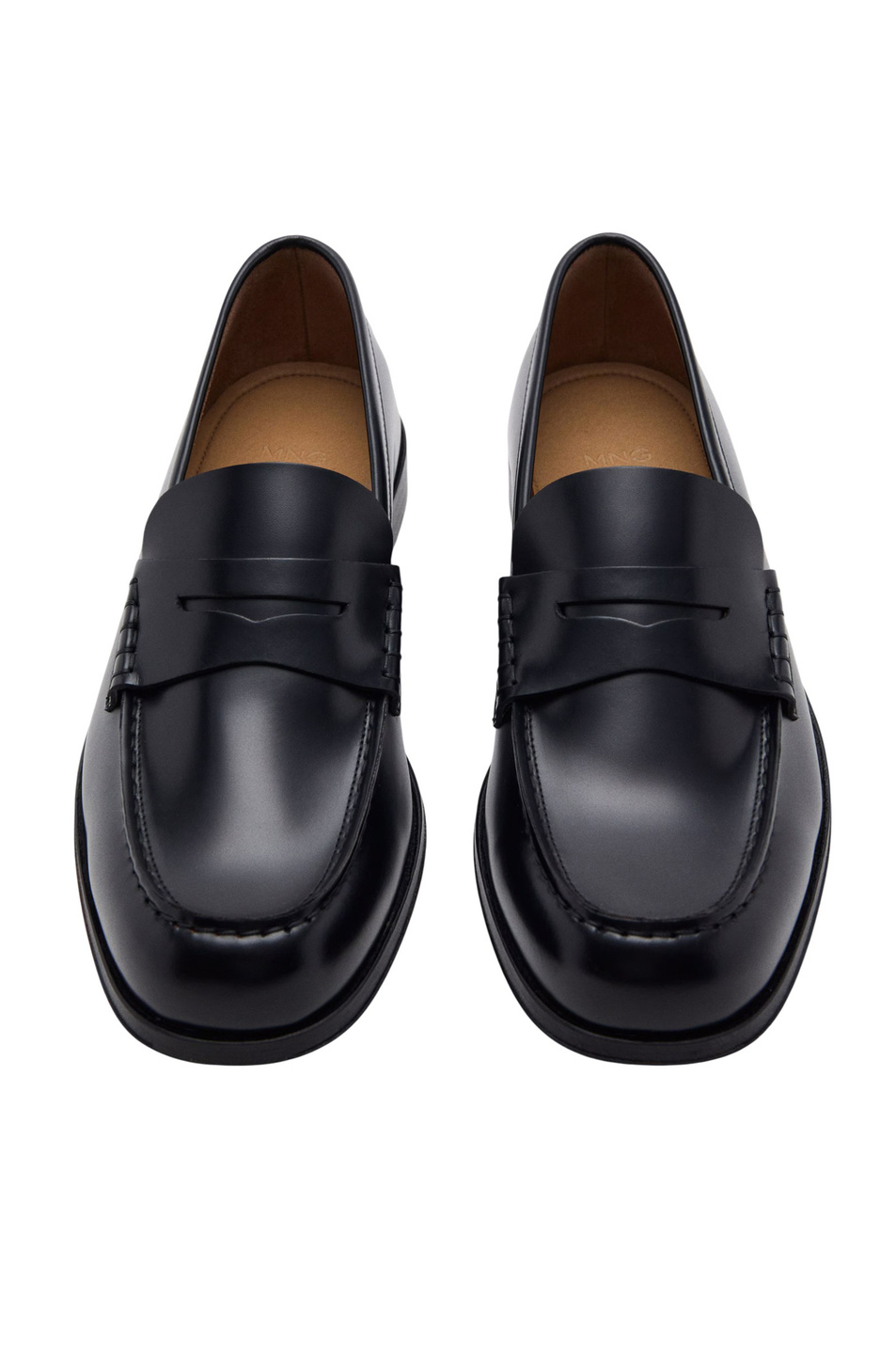Мужской Mango Man Лоферы MOCASIN из натуральной кожи (цвет ), артикул 27051327 | Фото 3