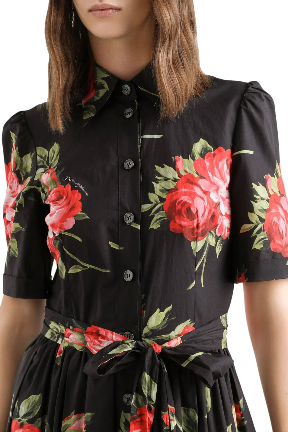 Женский Dolce & Gabbana Платье с цветочным принтом (цвет ), артикул F6JFNT-HS5UT | Фото 4