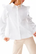 Девочкам Mango Kids Рубашка CARLOTA из натурального хлопка (цвет ), артикул 57001036 | Фото 3