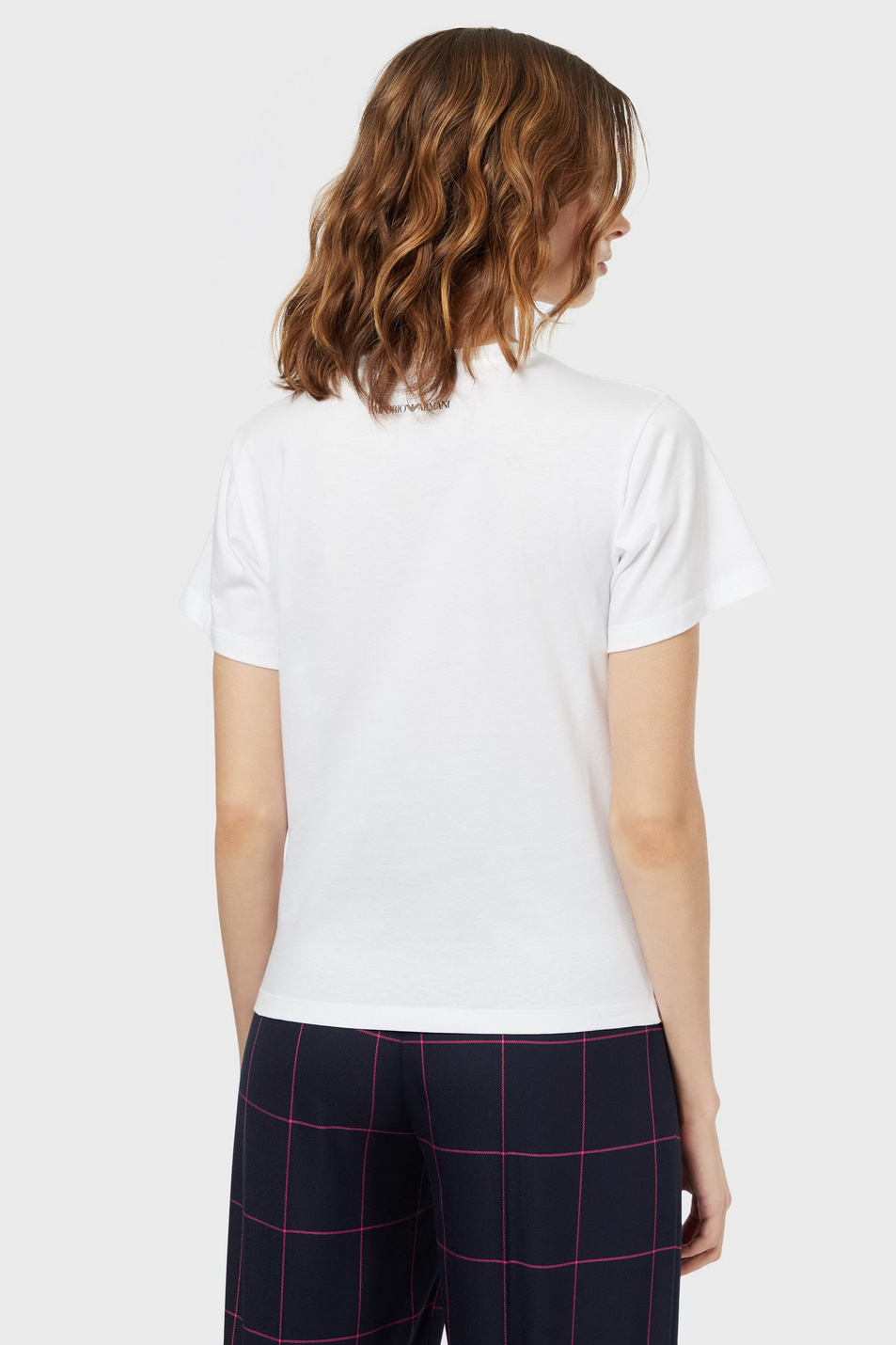 Женский Emporio Armani Футболка из натурального хлопка (цвет ), артикул 3H2T7I-2J95Z | Фото 4