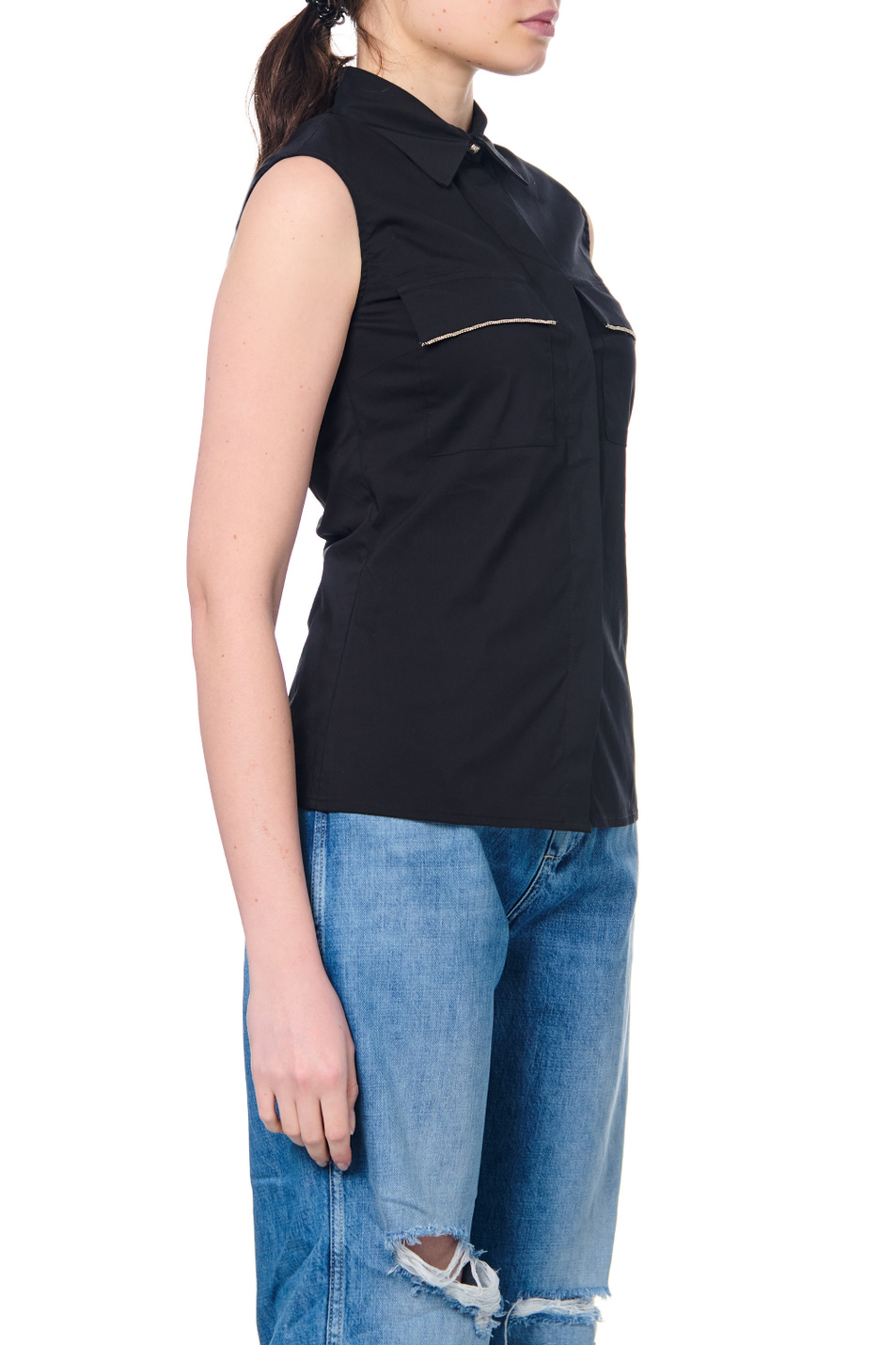 Женский Liu Jo Рубашка с накладными карманами (цвет ), артикул CA2020TS392 | Фото 5