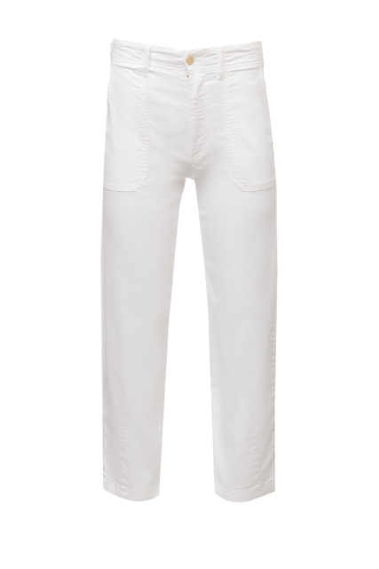 Укороченные брюки GALILEA|Основной цвет:Белый|Артикул:71310121 | Фото 1