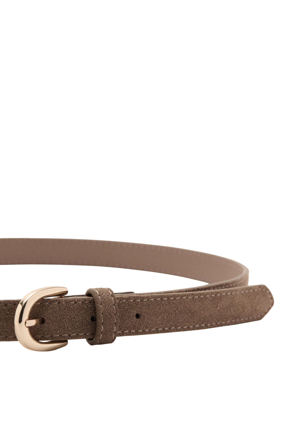 Женский Mango Ремень BRITAS из натуральной замши (цвет ), артикул 27042893 | Фото 3