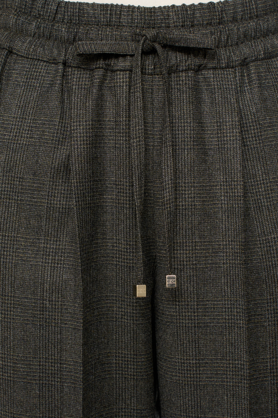 Женский Kiton Брюки из шерсти с люрексом (цвет ), артикул D37102K0513G02009 | Фото 6