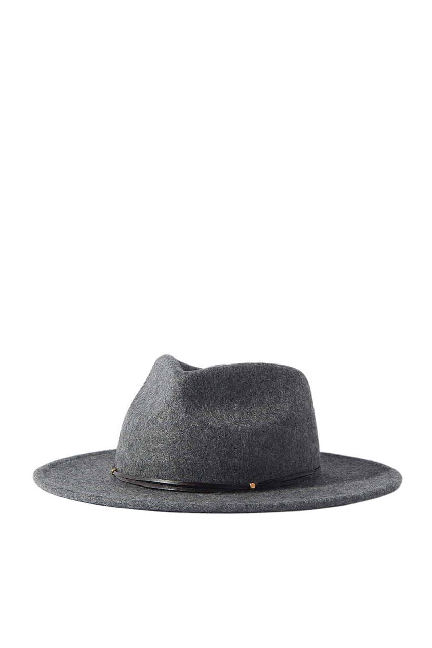 Шляпа из натуральной шерсти|Основной цвет:Серый|Артикул:212690 | Фото 1