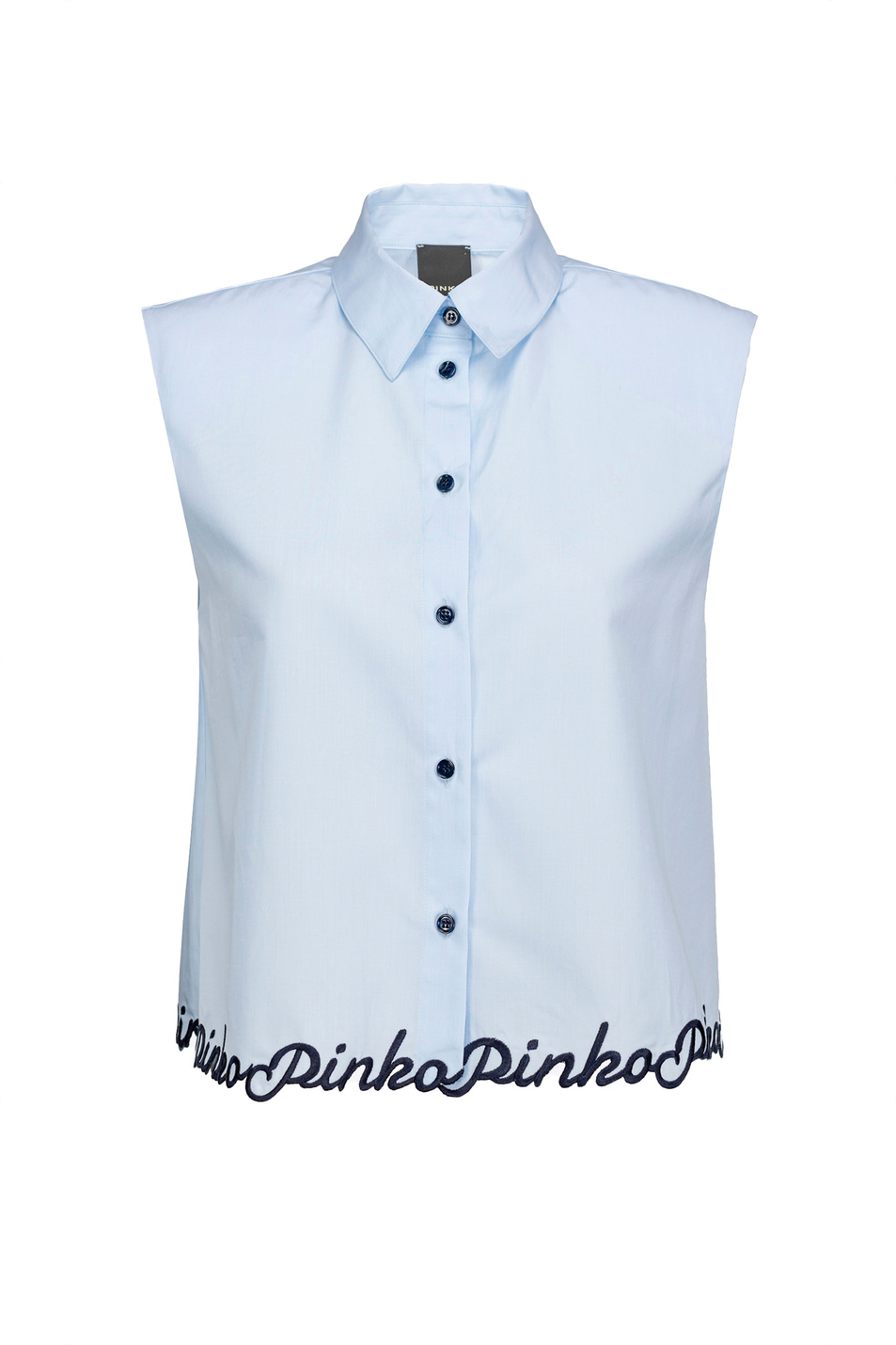 Женский Pinko Рубашка из хлопкового поплина без рукавов (цвет ), артикул 1G17KGY7XQ | Фото 1