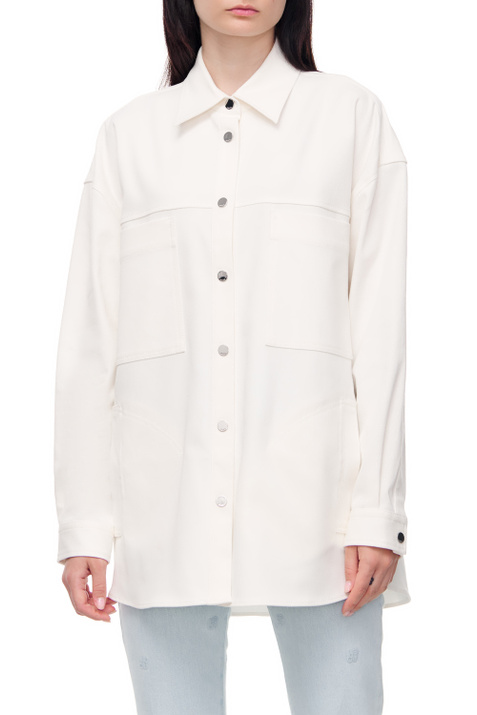 HUGO Рубашка из смесового хлопка с нагрудными карманами ( цвет), артикул 50473216 | Фото 4