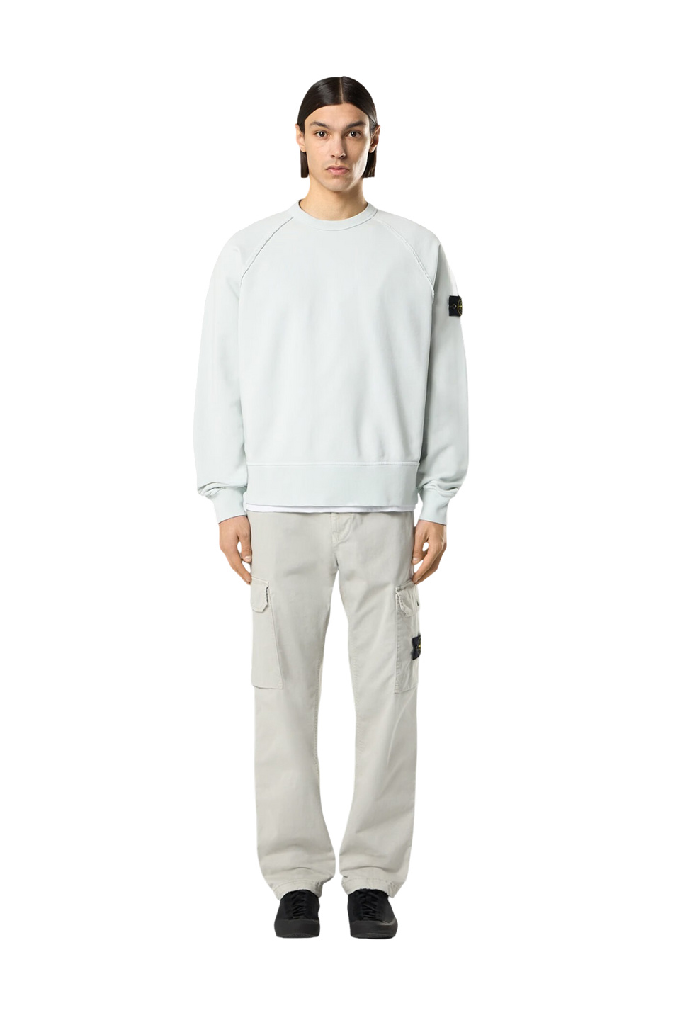 Мужской Stone Island Брюки карго из хлопка (цвет ), артикул L1S153100011-S0004 | Фото 3