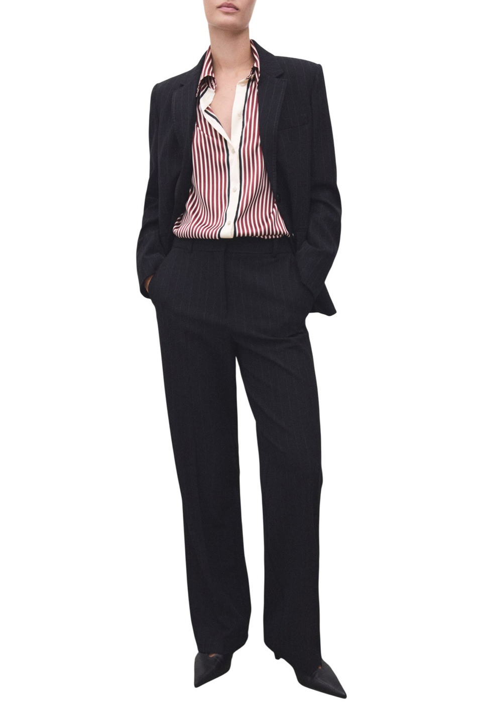 Женский Mango Рубашка MARGARET в полоску (цвет ), артикул 17087805 | Фото 2