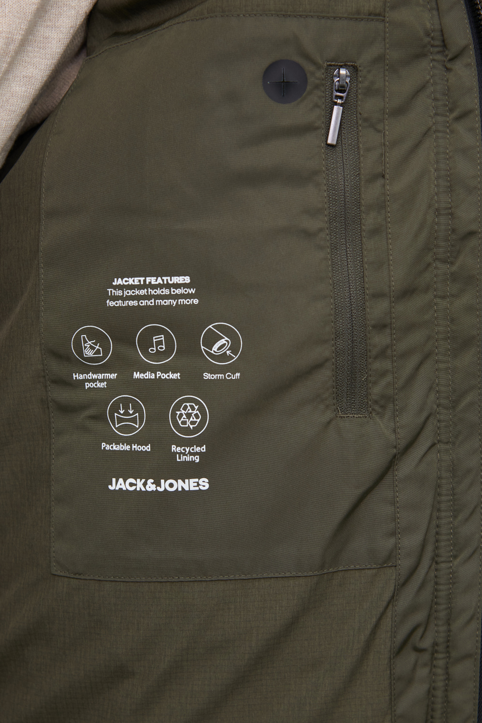 Jack & Jones Куртка с потайным капюшоном (цвет ), артикул 12157476 | Фото 10