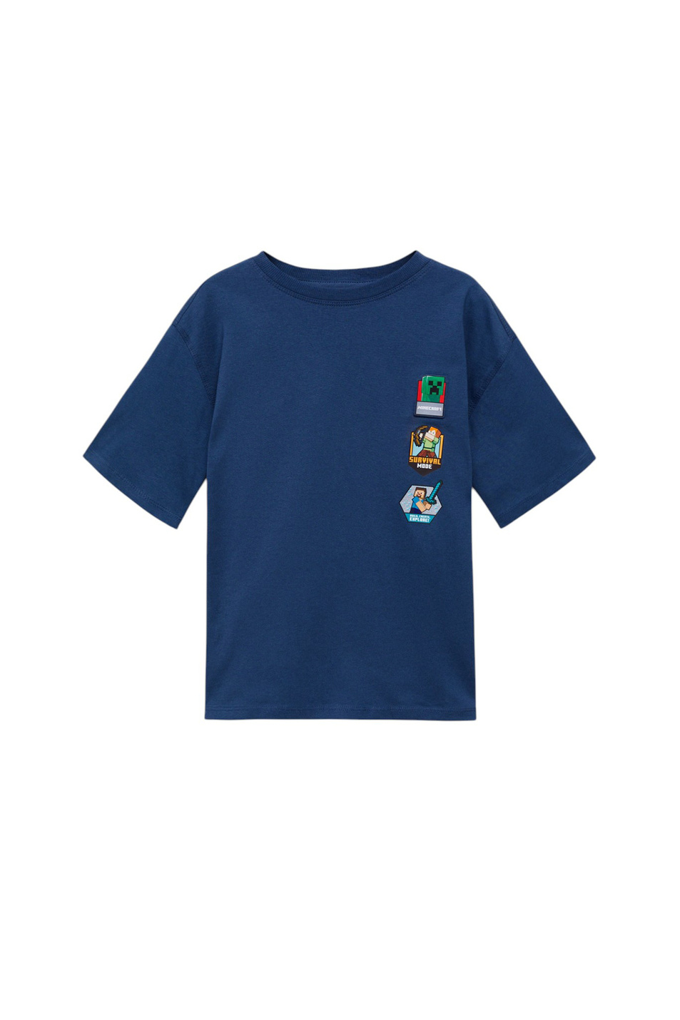 Мальчикам Mango Kids Футболка MINECRAF из хлопка (цвет ), артикул 87005948 | Фото 1