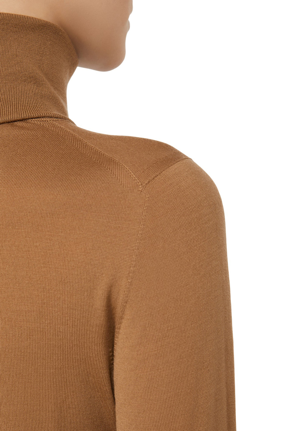 Водолазка SALUTO из шерсти|Основной цвет:Коричневый Женский Max Mara Водолазка SALUTO из шерсти (цвет ), артикул 2521366162 | Фото 5