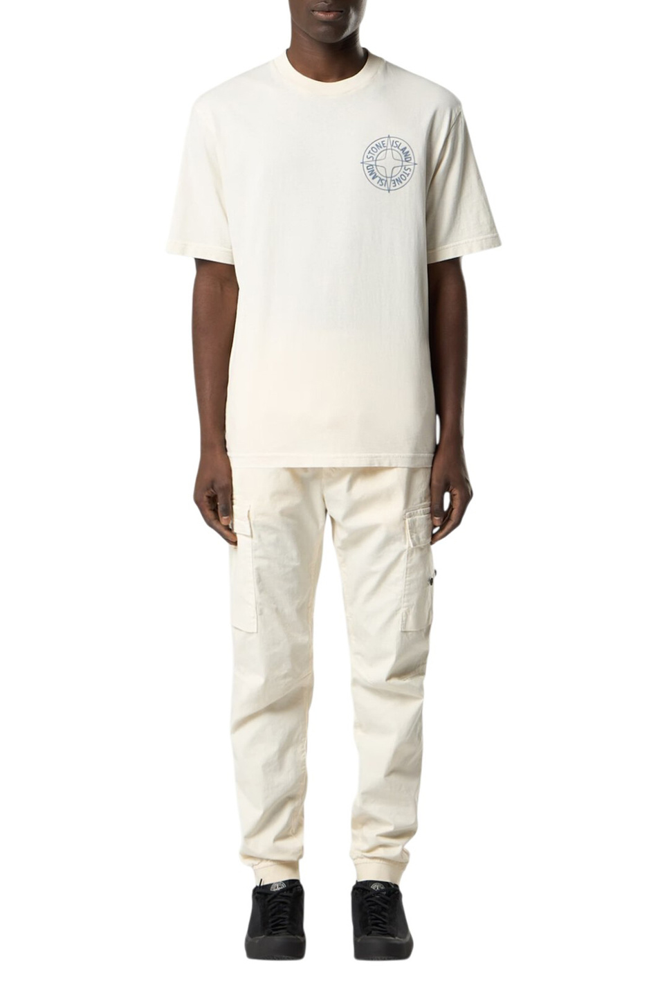 Мужской Stone Island Футболка из хлопка с принтом (цвет ), артикул L1S152100001-S0284 | Фото 3