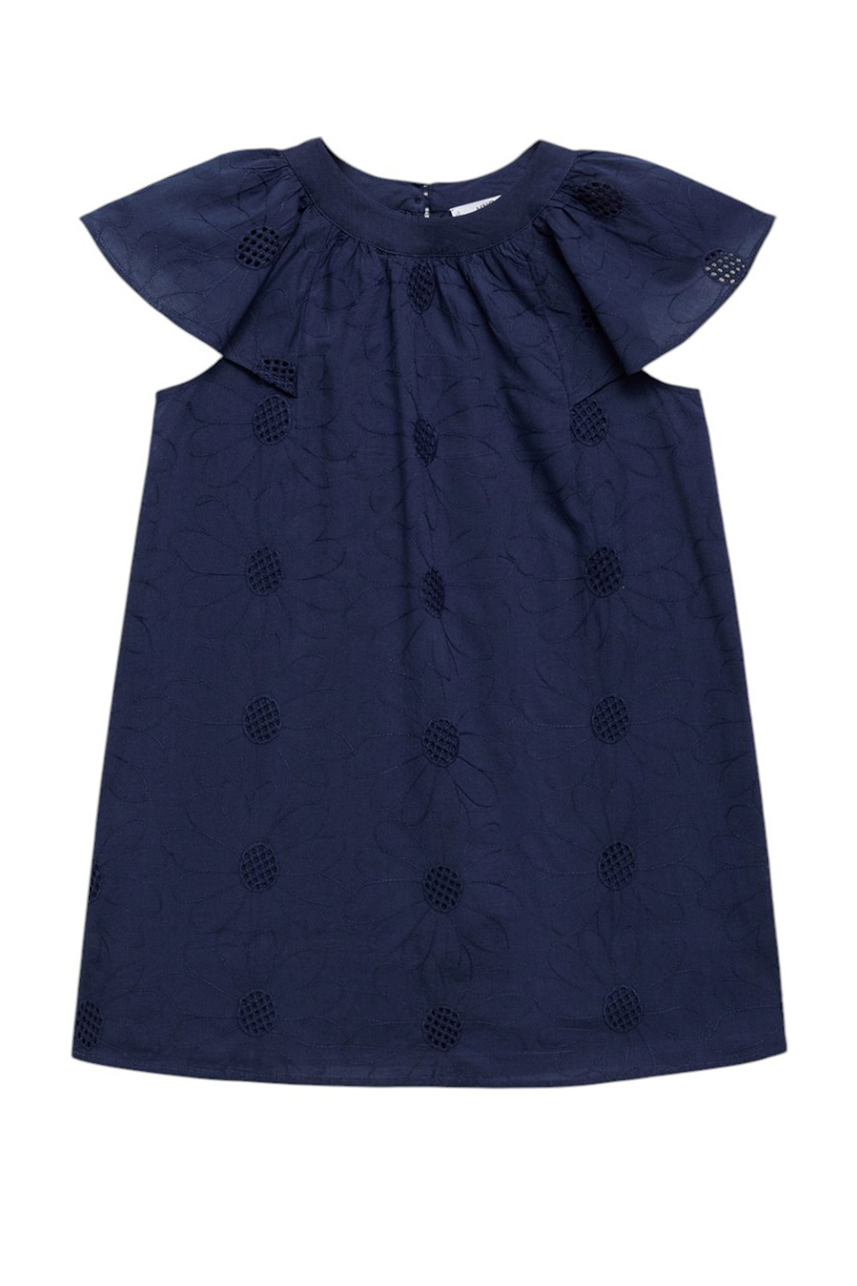Девочкам Mango Kids Платье CALETA из хлопка с вышивкой (цвет ), артикул 87065944 | Фото 1