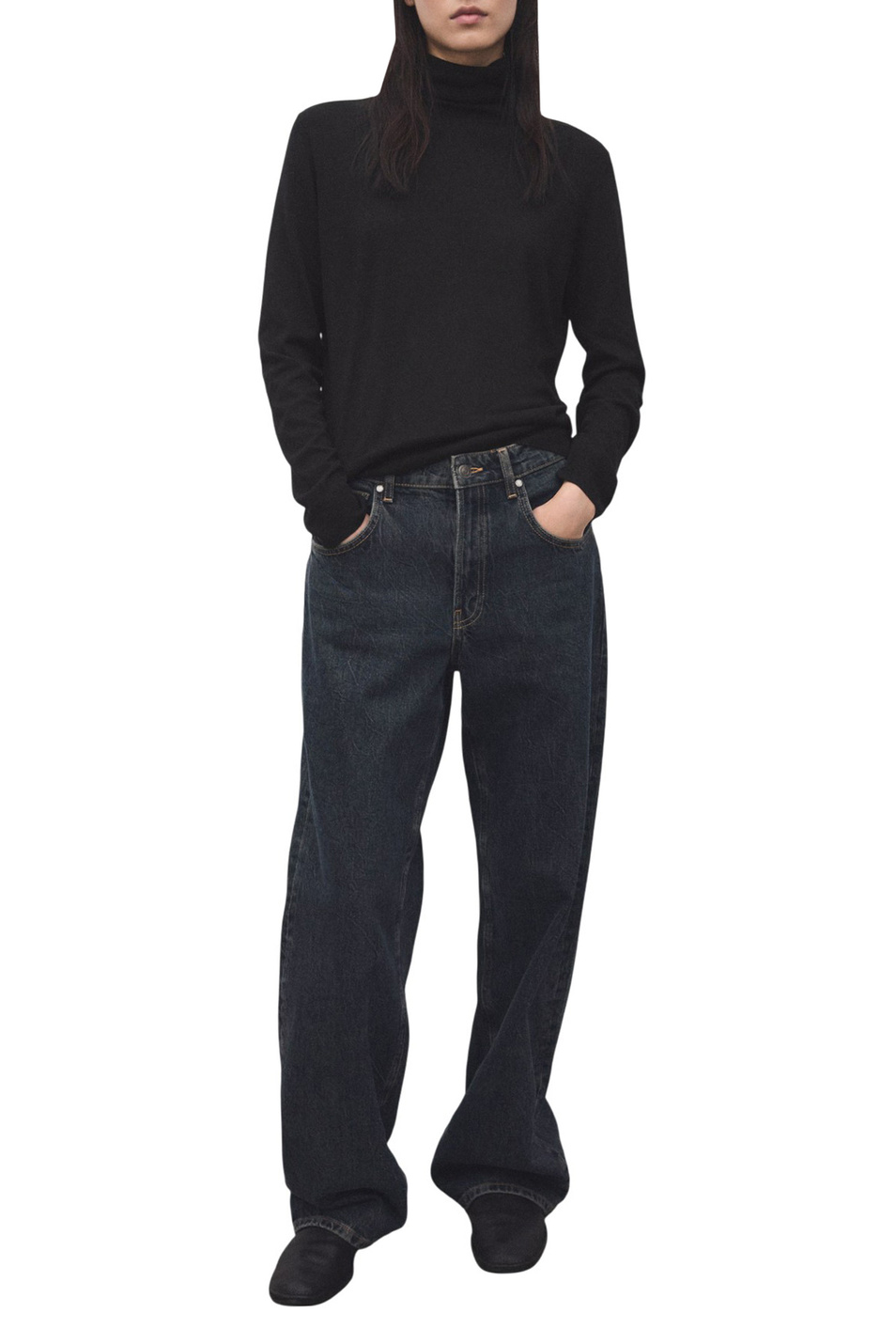 Женский Mango Водолазка LUCCAC однотонная (цвет ), артикул 27031274 | Фото 2