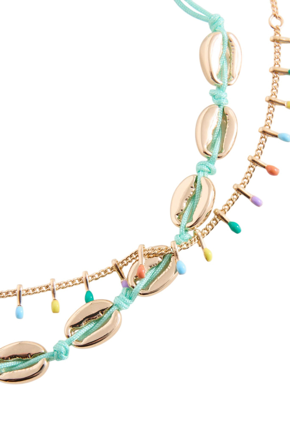Девочкам Mango Kids Браслет на ногу ANKLET в комплекте из 2 шт (цвет ), артикул 37051354 | Фото 2