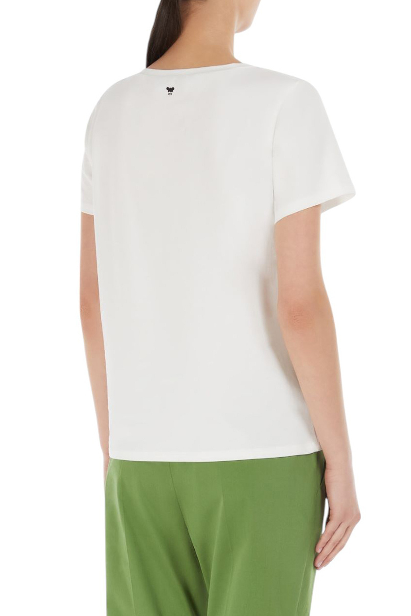 Женский Weekend Max Mara Водолазка MULTIF из эластчиного хлопка (цвет ), артикул 2515971022 | Фото 4
