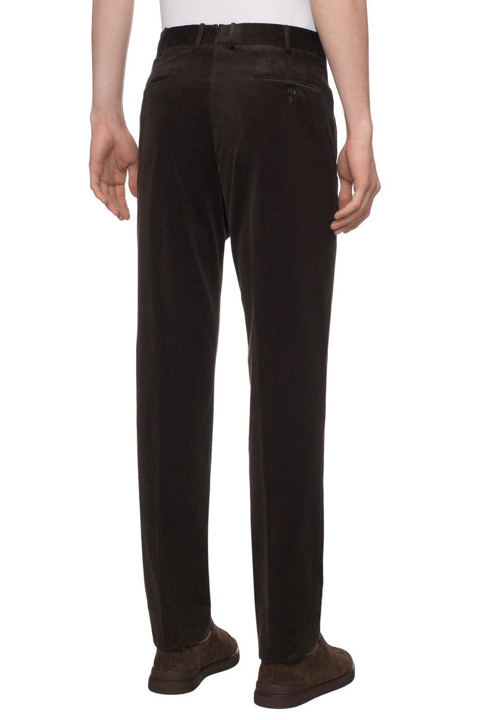 Мужской Zegna Брюки вельветовые (цвет ), артикул 270F33A2-75TB12-6R | Фото 4