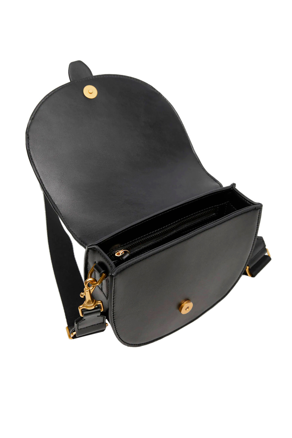 Сумка PENG через плечо с клапаном|Основной цвет:Черный Женский Mango Сумка PENG через плечо с клапаном (цвет ), артикул 27044391 | Фото 3