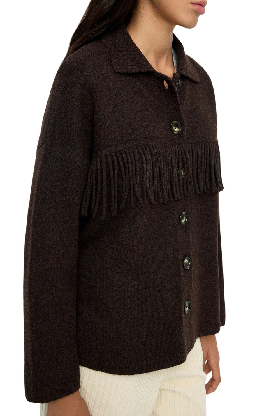 Женский Parfois Кардиган с бахромой (цвет ), артикул 241221 | Фото 3