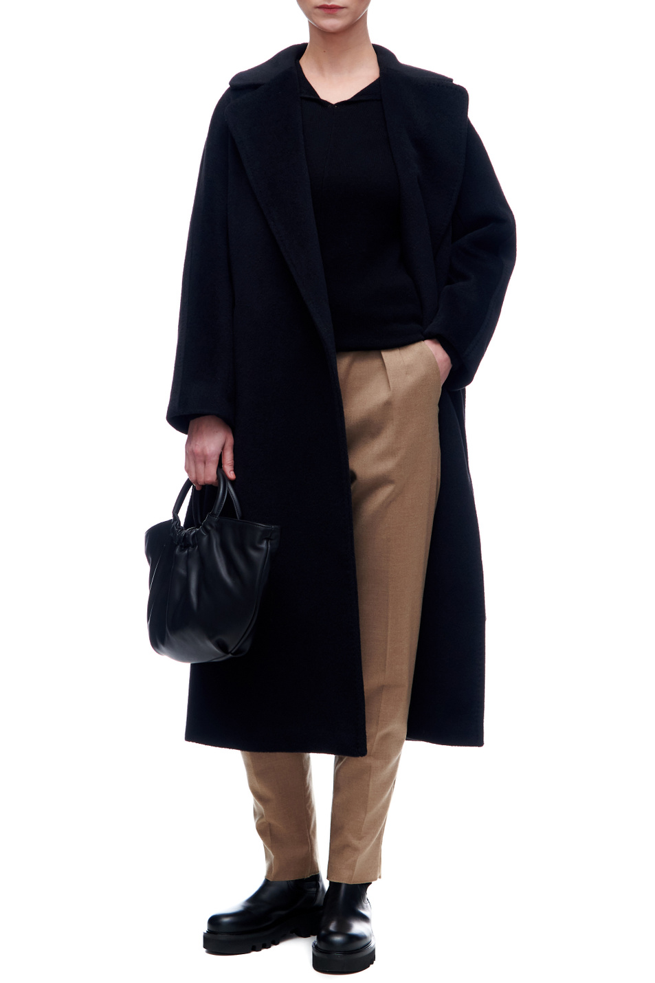 Weekend Max Mara Длинное пальто DIEGO из смесовой шерсти с мохером (цвет ), артикул 50161013 | Фото 2