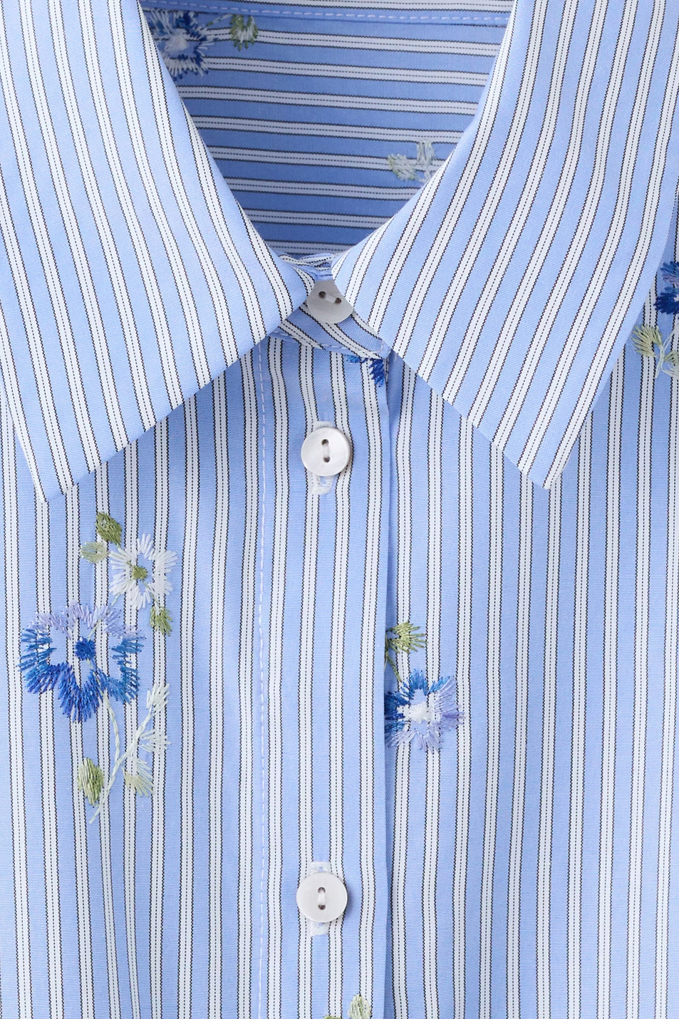 Женский Mango Рубашка FLORIX с цветочной вышивкой (цвет ), артикул 27059062 | Фото 5