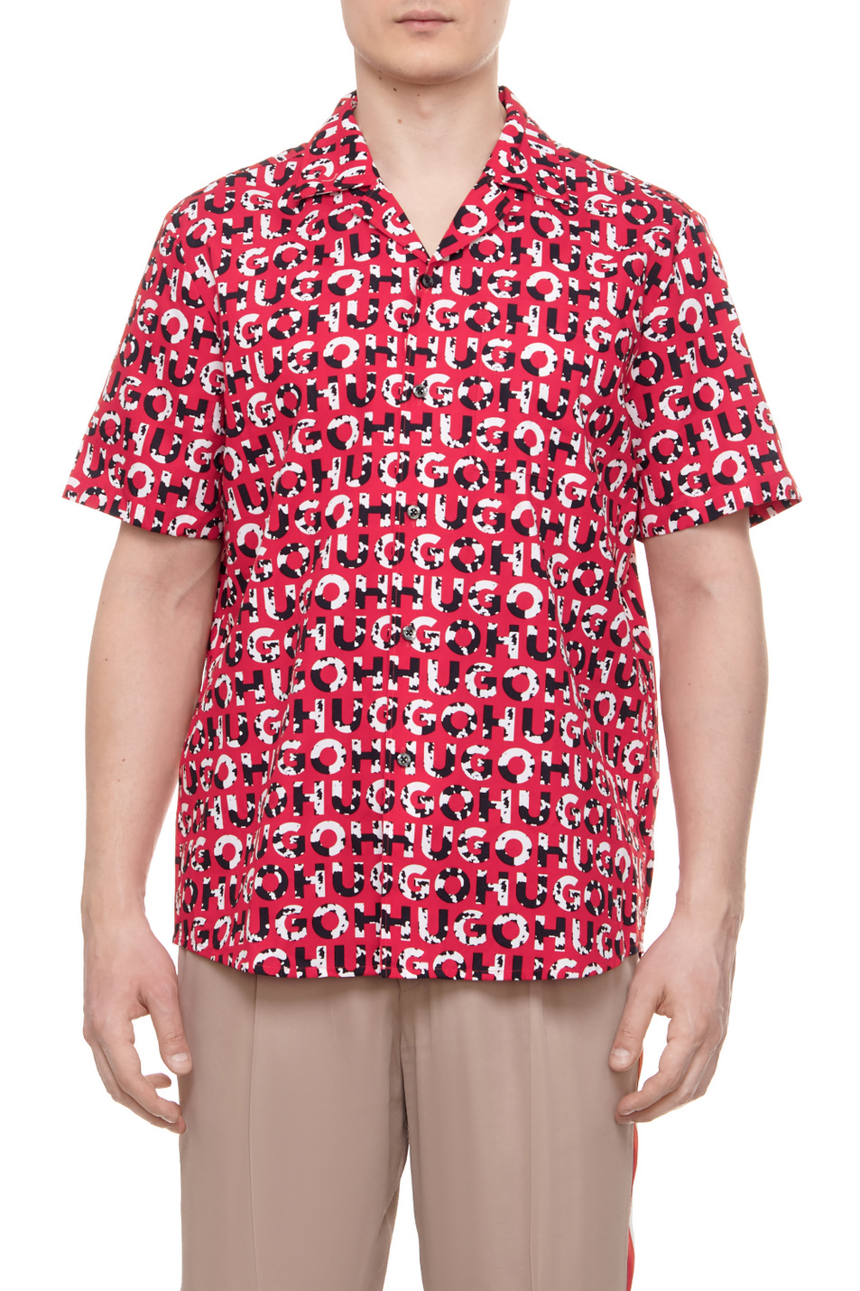 Мужской HUGO Рубашка свободного кроя с логотипом (цвет ), артикул 50514146 | Фото 1